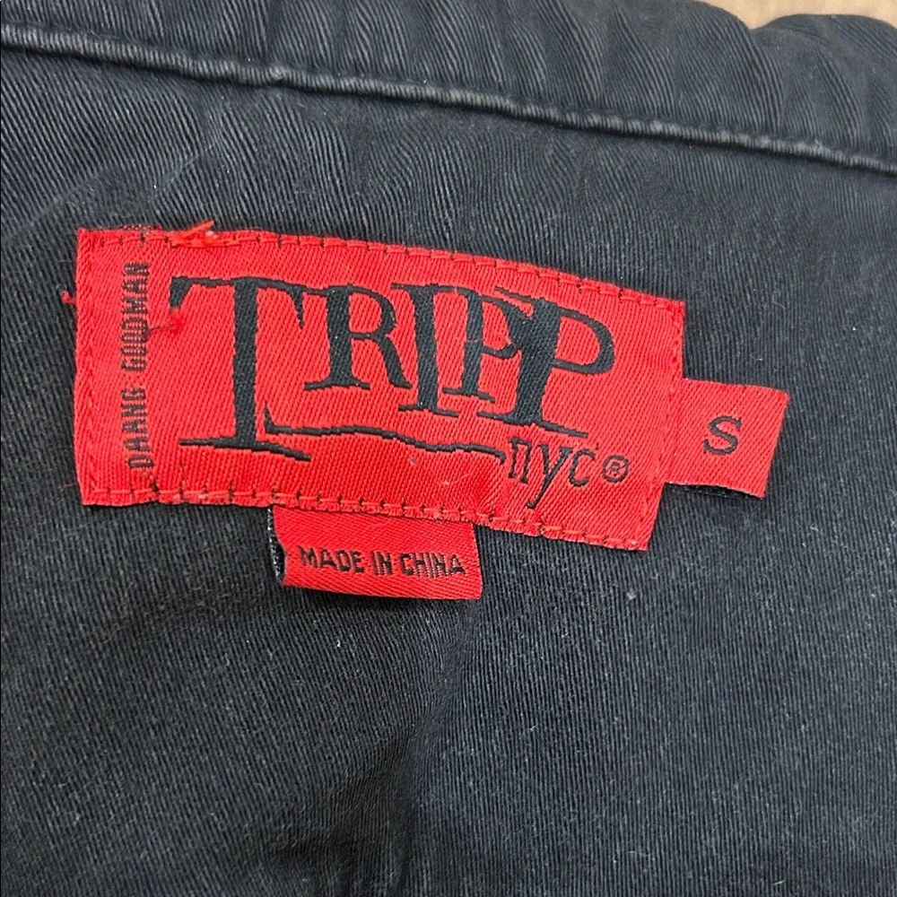 Tripp nyc Black Denim Studded Jacket - Picture 3 of 4
